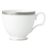 Noritake Platinum Charlotta 225ml Porcelain Cup &amp; Saucer