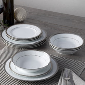 Noritake 12 Piece Noritake Charlotta Porcelain Dinner Set