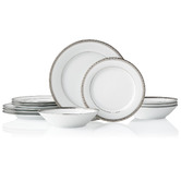 Noritake 12 Piece Noritake Charlotta Porcelain Dinner Set
