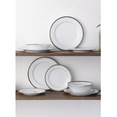 Noritake 12 Piece Noritake Charlotta Porcelain Dinner Set