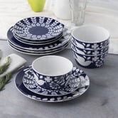 Noritake 12 Piece Bluefjord Porcelain Dinner Set