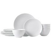 Noritake 12 Piece Contempo Porcelain Coupe Dinner Set
