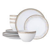 Noritake 12 Piece Raylan Porcelain Dinner Set