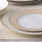 Noritake 12 Piece Trocadero Gold Porcelain Dinner Set