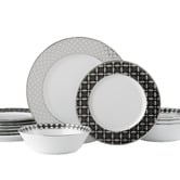 Noritake 12 Piece City Table Porcelain Dinner Set