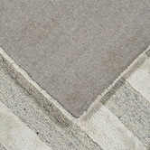 Elemental Rug Collective Grey Panama Lines Hand-Tufted Wool &amp; Viscose Rug