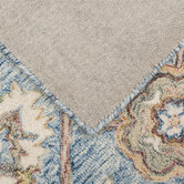 Elemental Rug Collective Sky Kashan Hand-Tufted Wool &amp; Cotton Rug