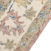 Elemental Rug Collective Blush Tabriz Hand-Tufted Wool &amp; Cotton Rug