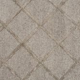 Elemental Rug Collective Taupe Panama Diamonds Hand-Tufted Wool &amp; Viscose Rug