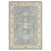 Elemental Rug Collective Sky Tabriz Hand-Tufted Wool &amp; Cotton Rug