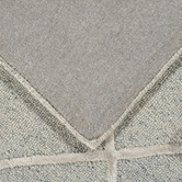 Elemental Rug Collective Grey Panama Diamonds Hand-Tufted Wool &amp; Viscose Rug