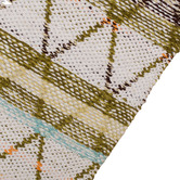Elemental Rug Collective Green Retreat Flat-Woven Cotton Rug