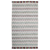 Elemental Rug Collective Multi-Colour Retreat Flat-Woven Cotton Rug