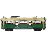 Boyle 30cm Green W-Class Melbourne Tram Metal Ornament