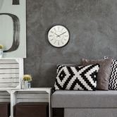 Boyle 35cm NeXtime Luminous Metal Wall Clock