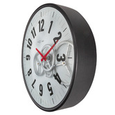 Boyle 36cm NeXtime Modern Gear Metal Wall Clock