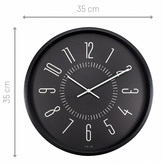 Boyle 35cm NeXtime Luminous Metal Wall Clock