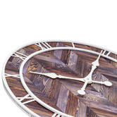 Boyle 58cm Dark Brown NeXtime Roman Wall Clock