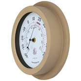 Boyle 22cm Brown NeXtime Lily Outdoor Thermometer