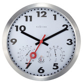 Boyle 35cm White NeXtime Arabic Outdoor Wall Clock