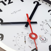 Boyle 35cm White NeXtime Arabic Outdoor Wall Clock