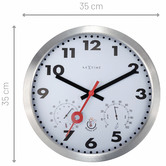 Boyle 35cm White NeXtime Arabic Outdoor Wall Clock
