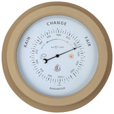 Boyle 22cm Brown NeXtime Orchid Outdoor Barometer