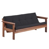 Sage Breeze Outdoor Windsor 3 Seater Wood Outdoor Sofa Bed