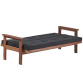 Sage Breeze Outdoor Windsor 3 Seater Wood Outdoor Sofa Bed