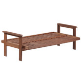 Sage Breeze Outdoor Windsor 3 Seater Wood Outdoor Sofa Bed