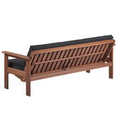 Sage Breeze Outdoor Windsor 3 Seater Wood Outdoor Sofa Bed