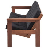 Sage Breeze Outdoor Windsor 3 Seater Wood Outdoor Sofa Bed