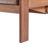 Sage Breeze Outdoor Windsor 3 Seater Wood Outdoor Sofa Bed