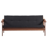 Sage Breeze Outdoor Windsor 3 Seater Wood Outdoor Sofa Bed