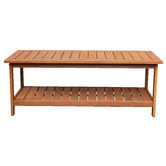 Sage Breeze Outdoor Natural Avoca Wood Outdoor Coffee Table