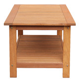 Sage Breeze Outdoor Natural Avoca Wood Outdoor Coffee Table