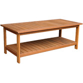 Sage Breeze Outdoor Natural Avoca Wood Outdoor Coffee Table