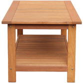 Sage Breeze Outdoor Natural Avoca Wood Outdoor Coffee Table