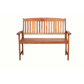 Sage Breeze Outdoor Clyde 2 Seater Shorea Wood Outdoor Bench