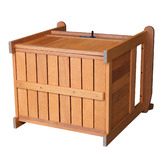 Sage Breeze Outdoor Lockt Wooden Outdoor Armchair with Lockable Storage Seat