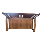 Sage Breeze Outdoor Barossa Shorea Wood Outdoor Storage Bench