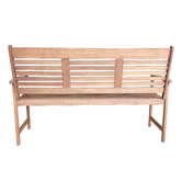 Sage Breeze Outdoor 3 Seater Jasper Shorea Wood Garden Bench