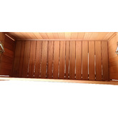 Sage Breeze Outdoor Barossa Shorea Wood Outdoor Storage Bench