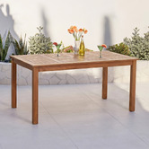 Sage Breeze Outdoor Jasper Shorea Wood Outdoor Dining Table