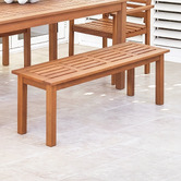 Sage Breeze Outdoor Jasper Shorea Wood Outdoor Dining Bench