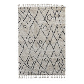 Atlas Flooring Nomad Kali Cream &amp; Black Rug
