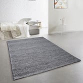 Atlas Flooring Grey Vail Solid Wool Rug