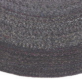 Atlas Flooring Dark Brown Midi Hand-Woven Round Rug