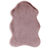 Atlas Flooring Dusty Pink Pony Power-Loomed Shaped Rug