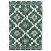 Atlas Flooring Green Santa Fe Terrazzo Indoor &amp; Outdoor Rug